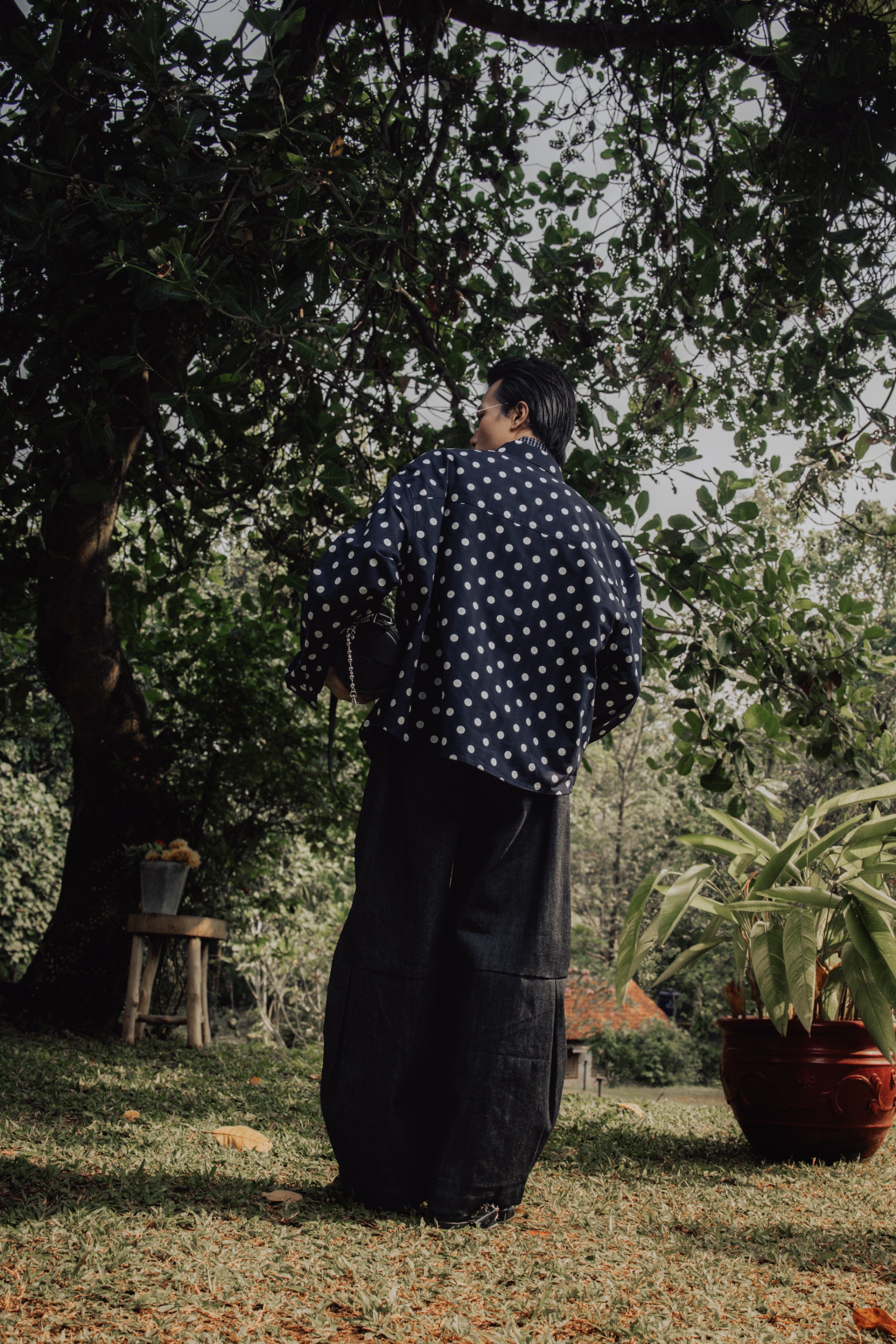 Othman - Nuit Perle Layered Shirt