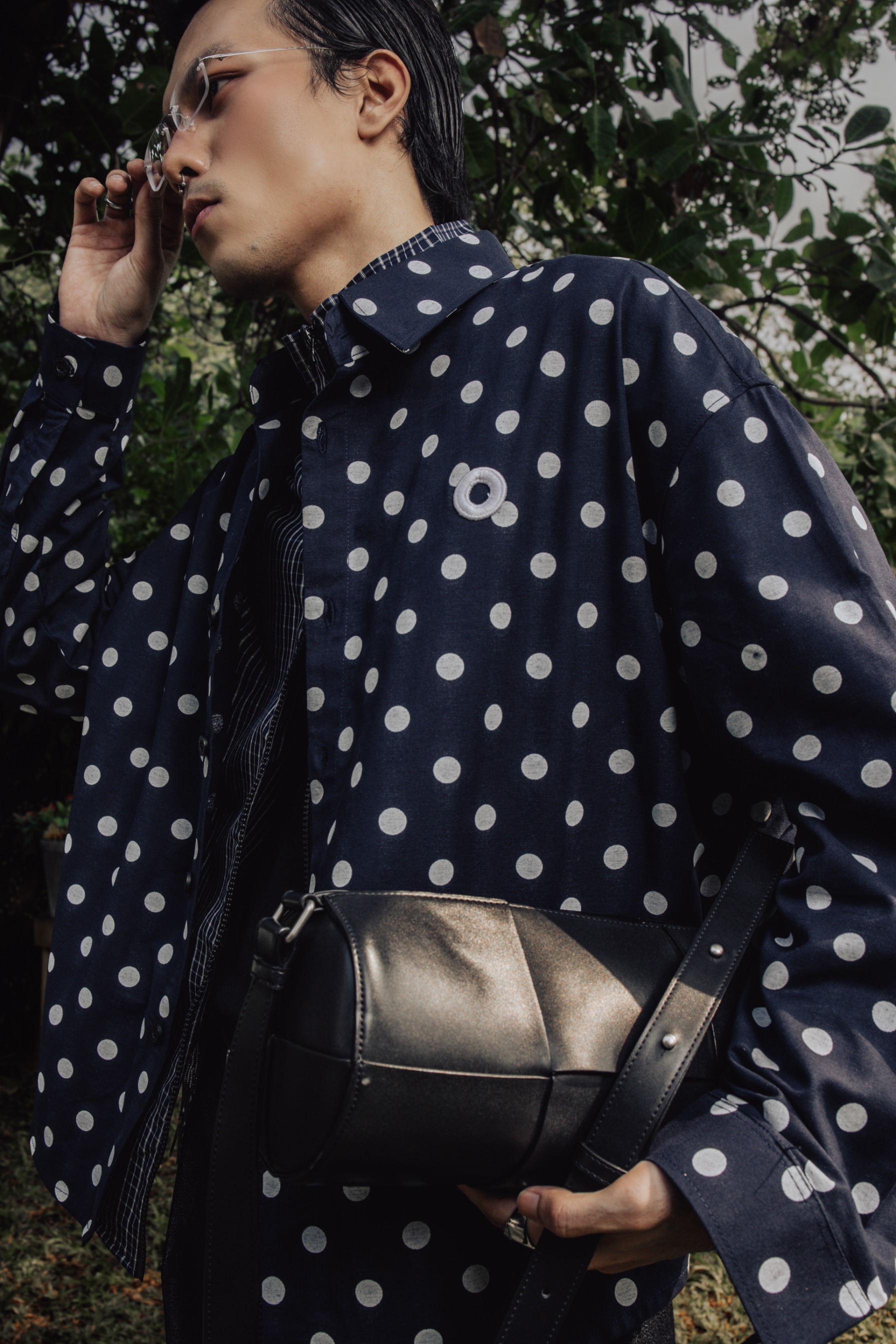 Othman - Nuit Perle Layered Shirt