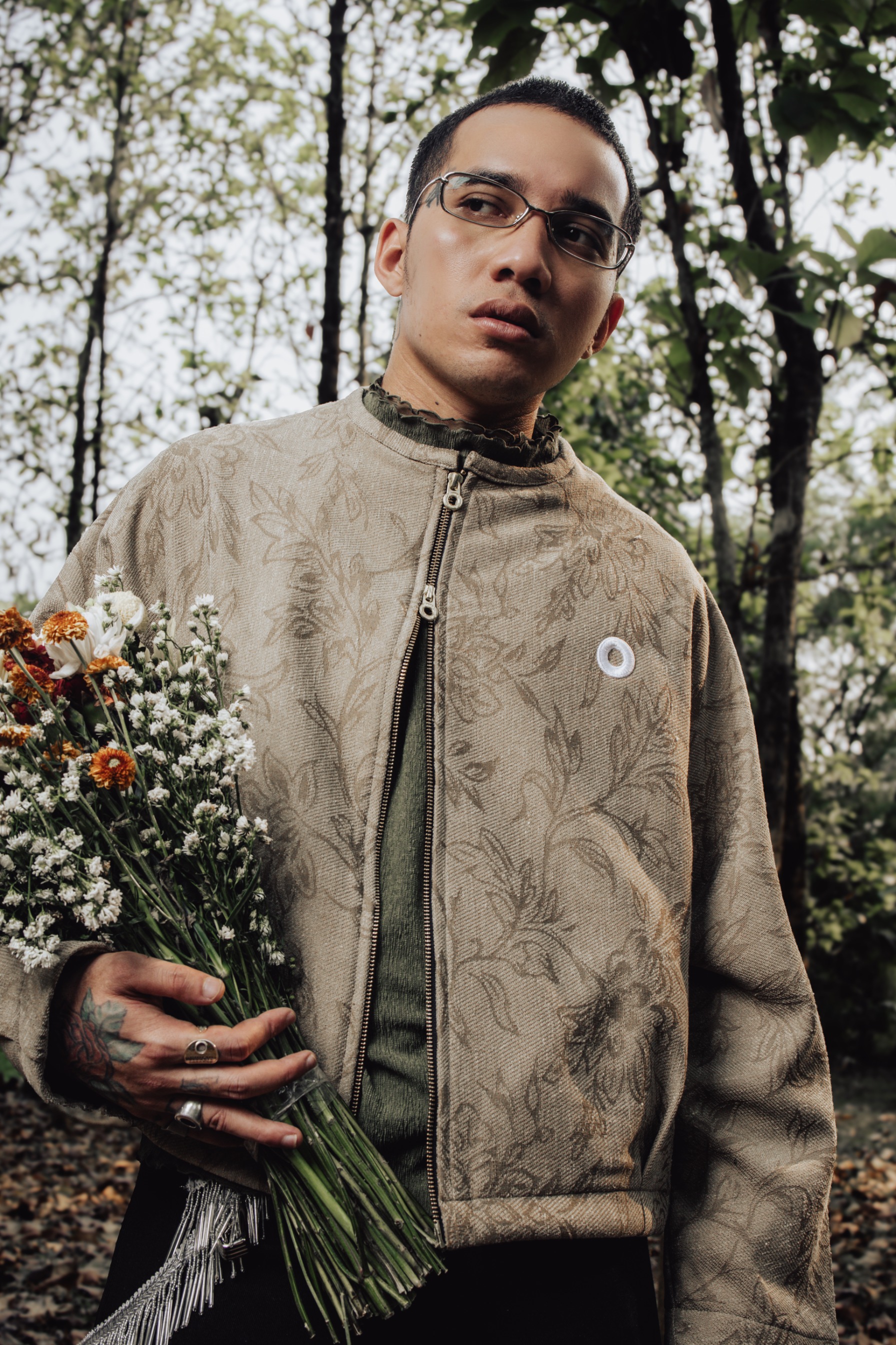 Othman - Grège Versailles Short Cardigan 