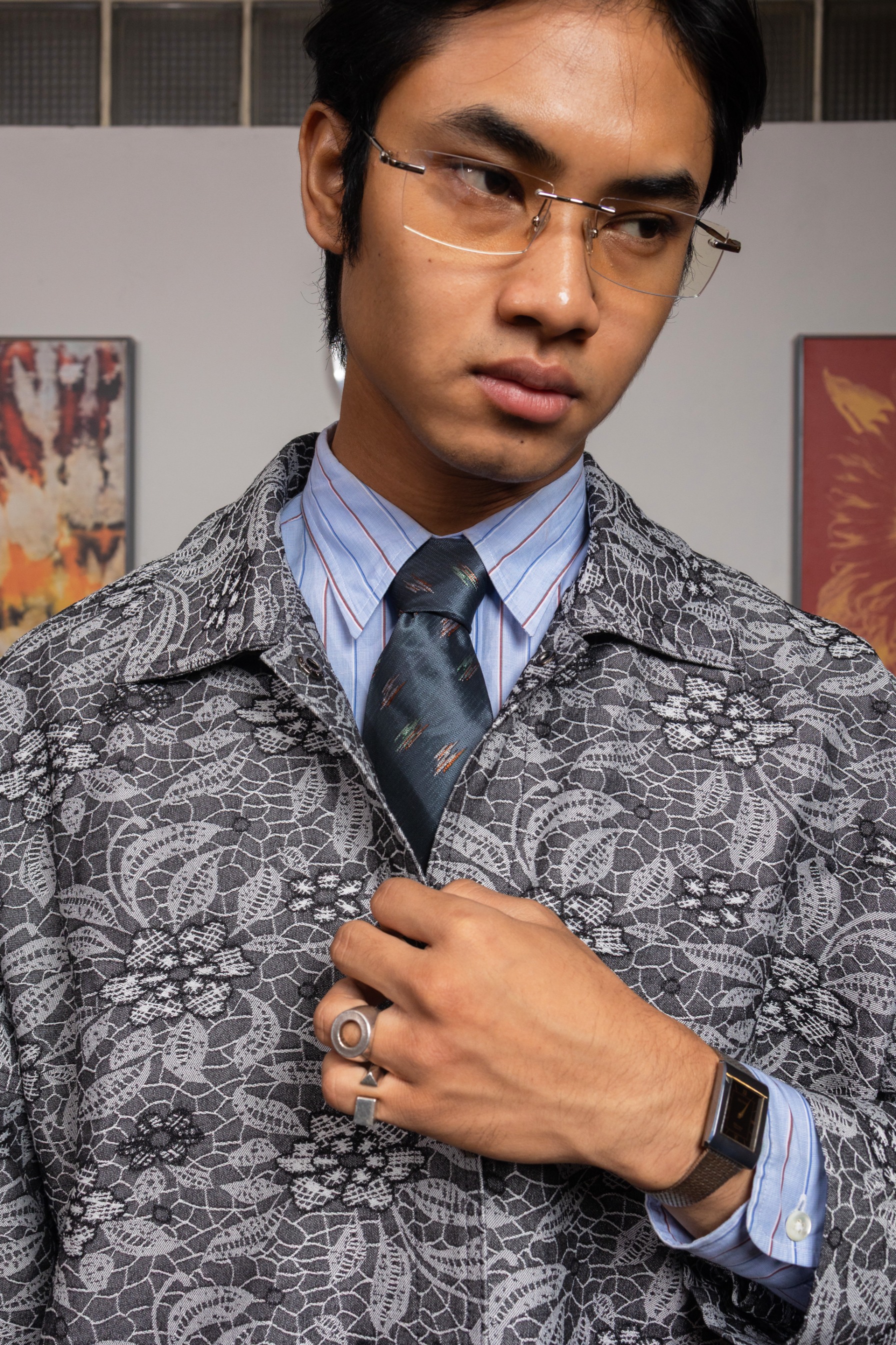 Othman - Frost Floral Parka
