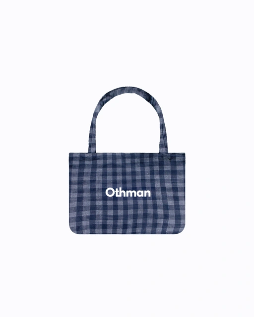 Image of Othman - Oxford Grid Midi Bag