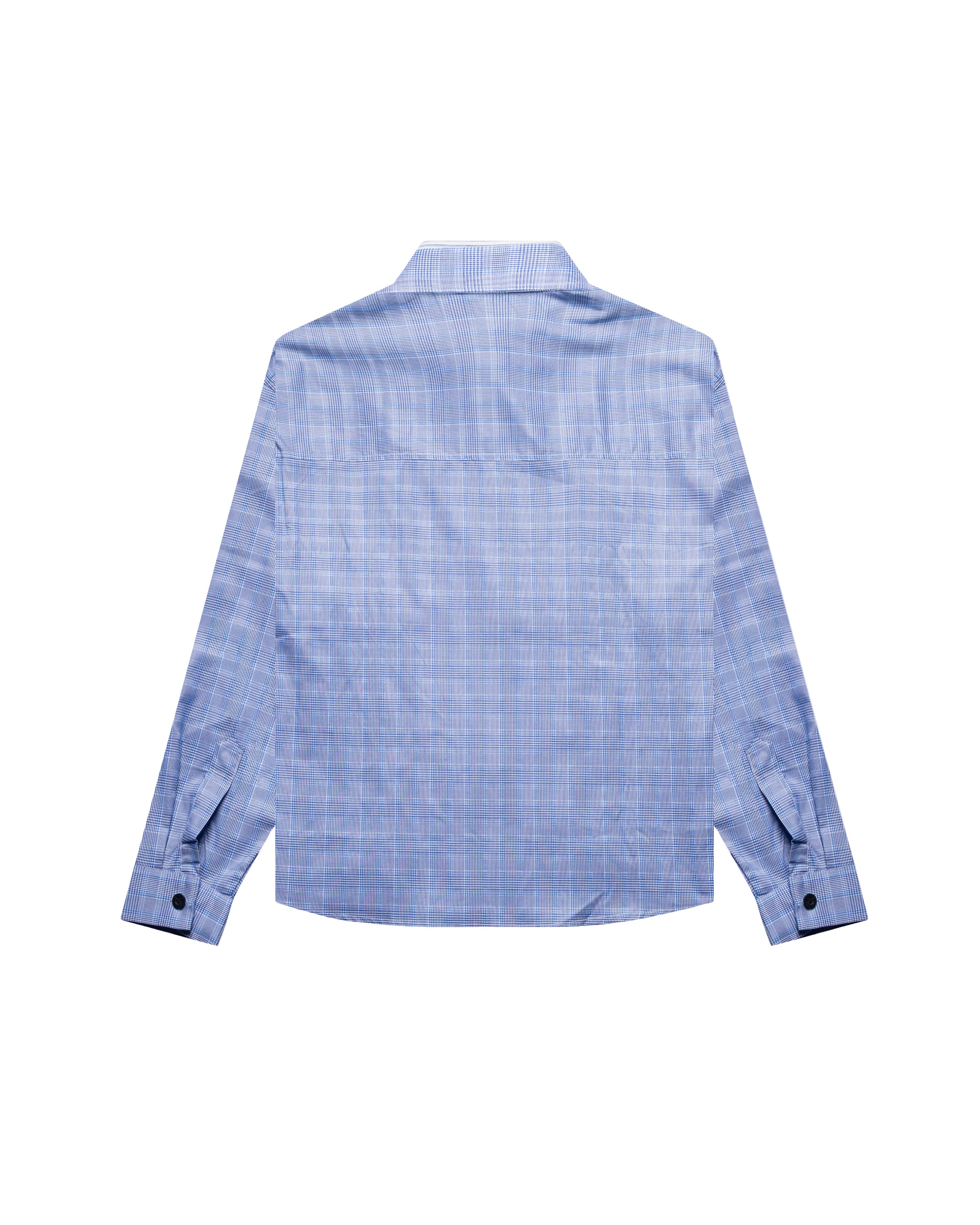 Othman - Ciel Chiné Layered Shirt