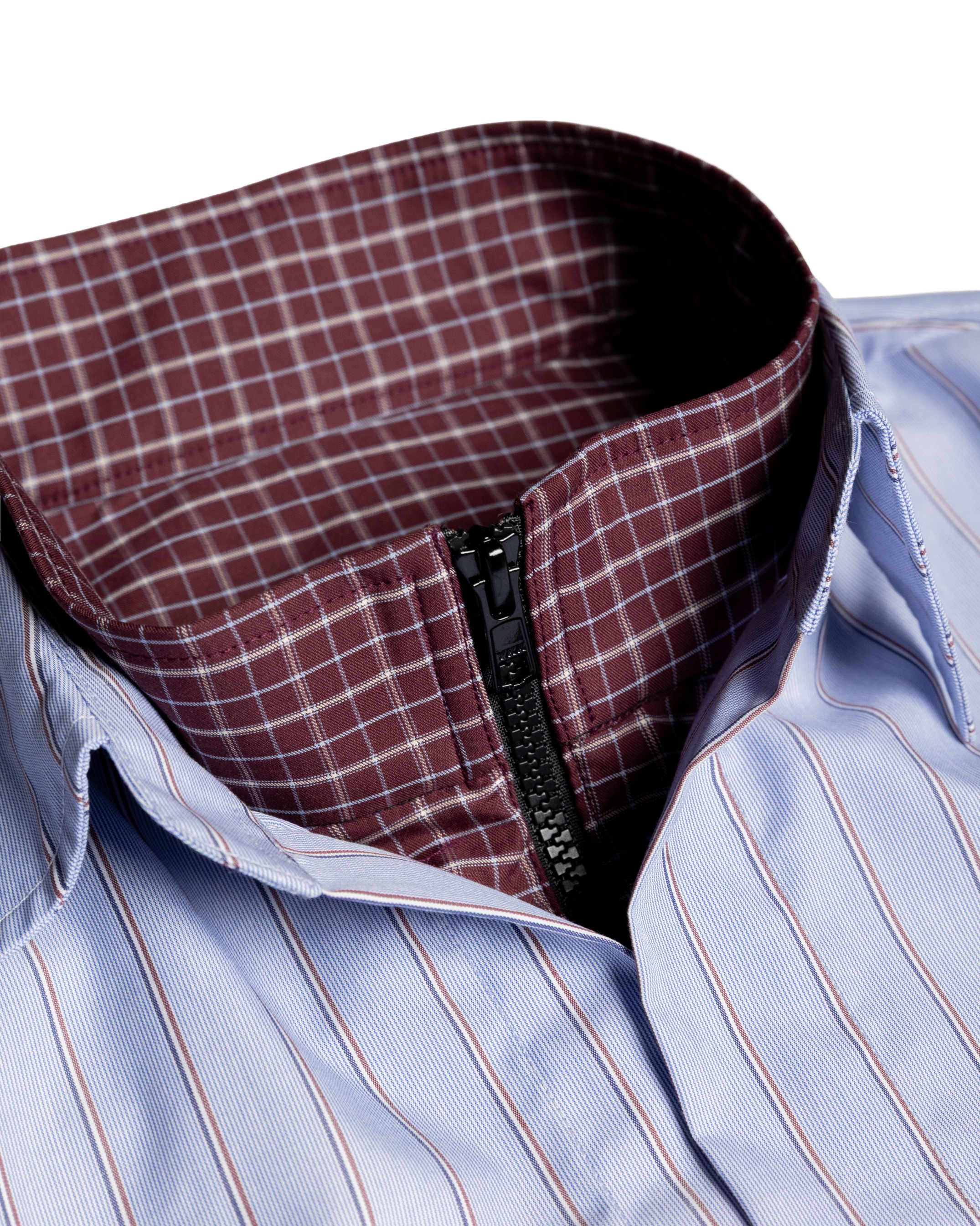 Othman - Bleu Garance Layered Shirt 