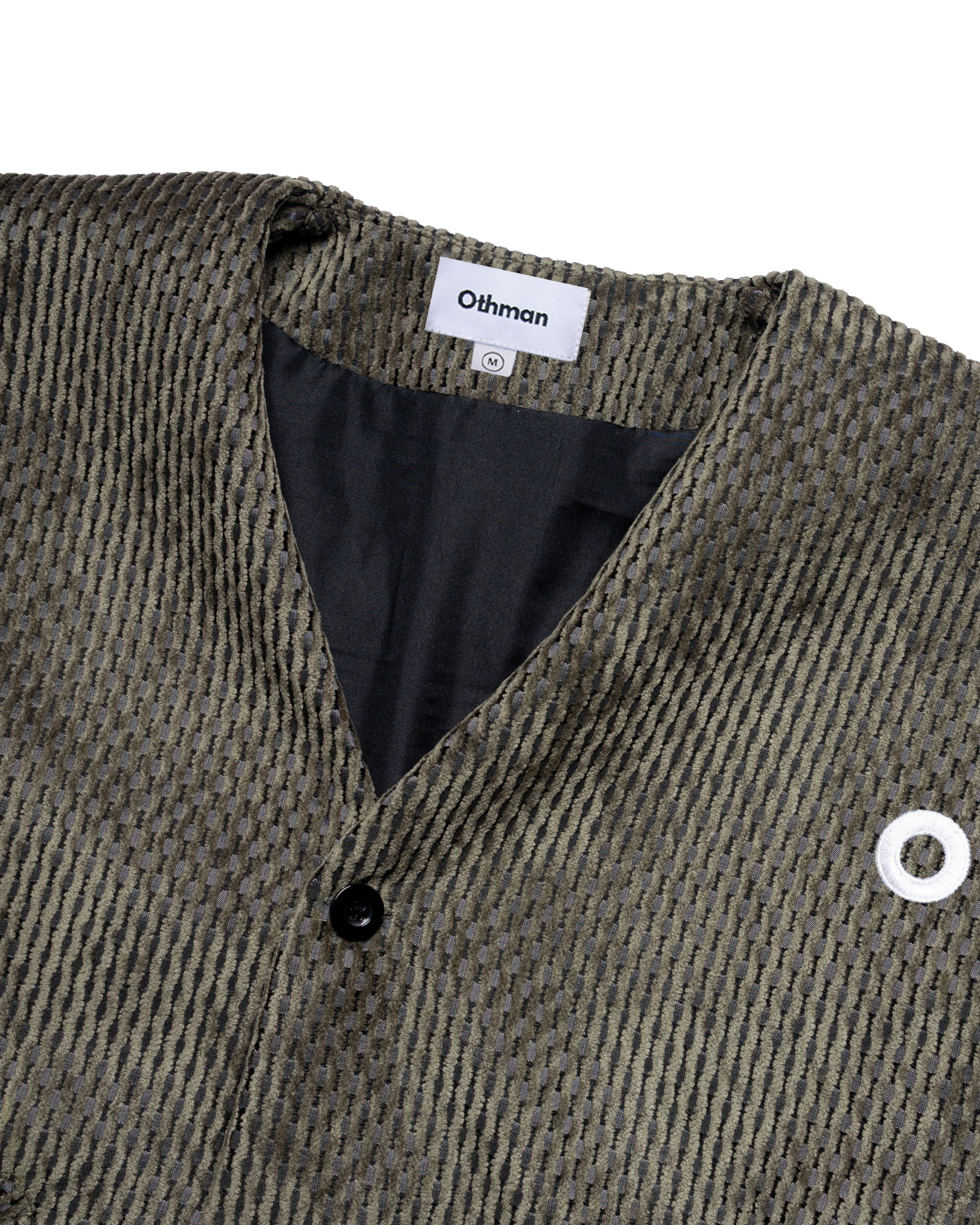 Othman - Olive Sologne Short Cardigan