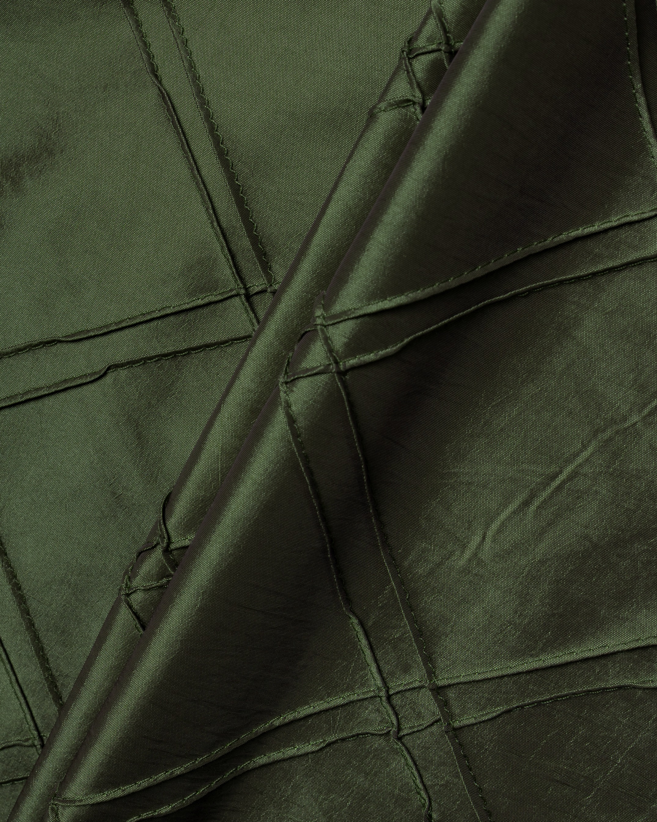 Othman - Vert Satin Long Shirt