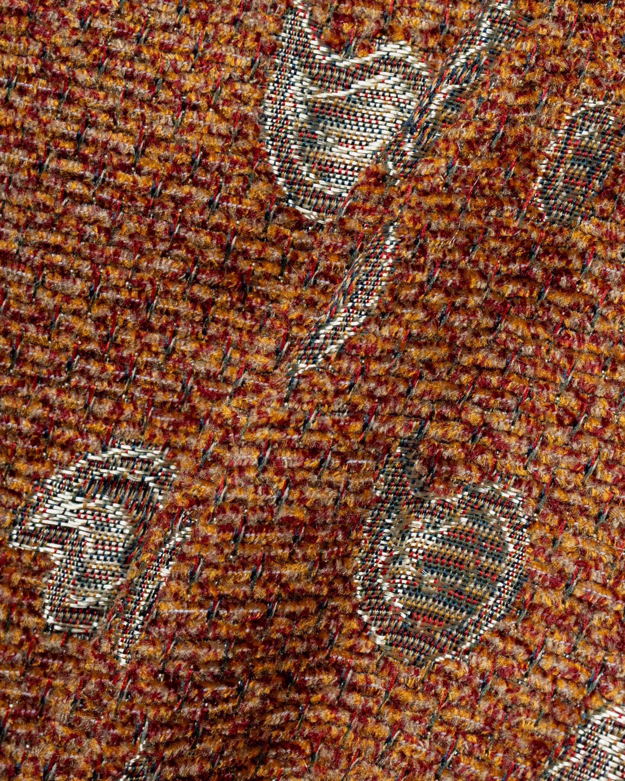 Othman - Brun Rosace Zip Cardigan