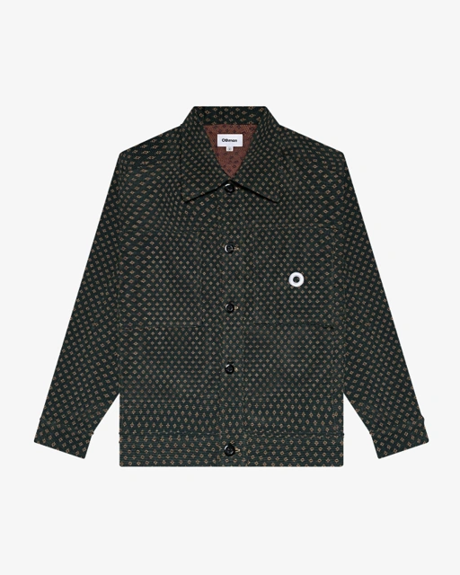 Image of Othman - Grain Olive Boxy Jacket