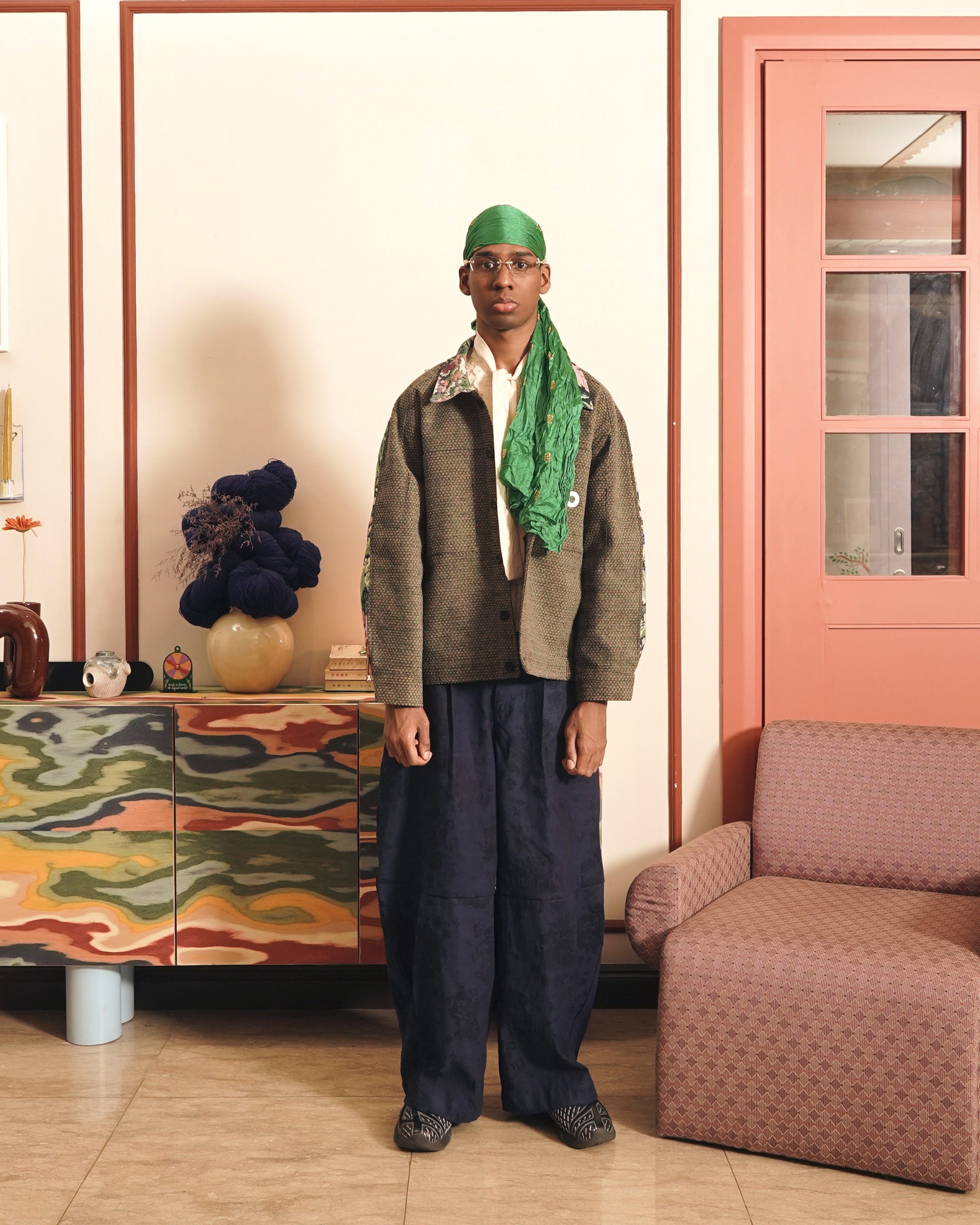 Othman - Olive Bloom Jacket