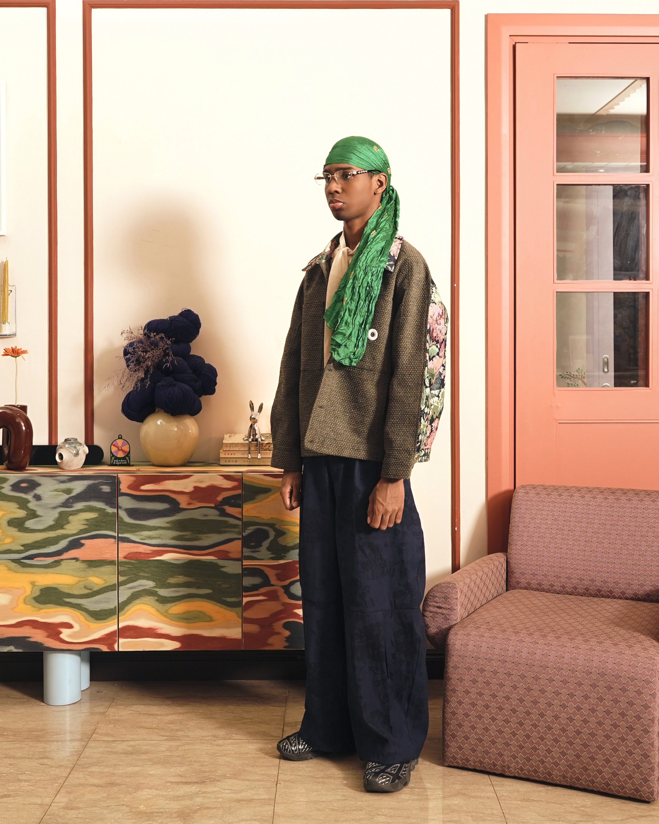 Othman - Olive Bloom Jacket