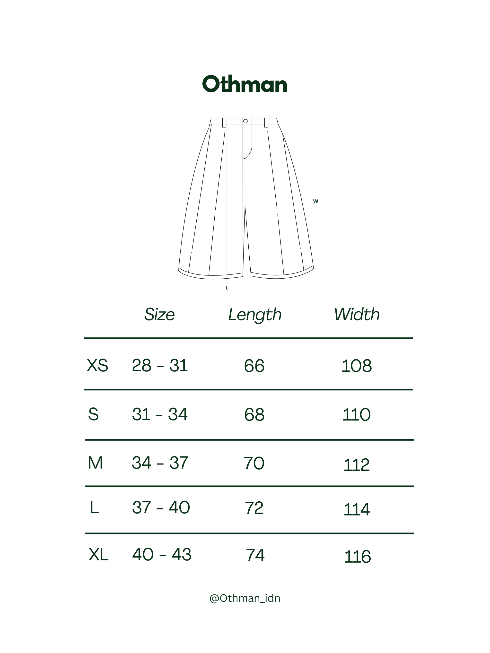 Othman - Blue Marine Jorts Pants