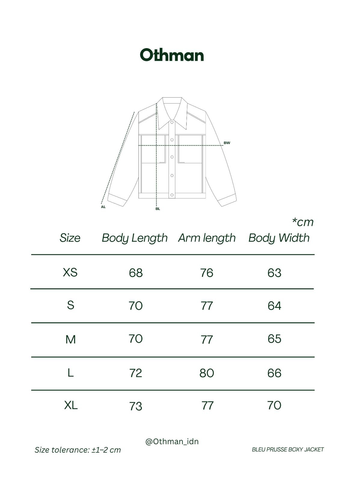Othman - Bleu Prusse Boxy Jacket
