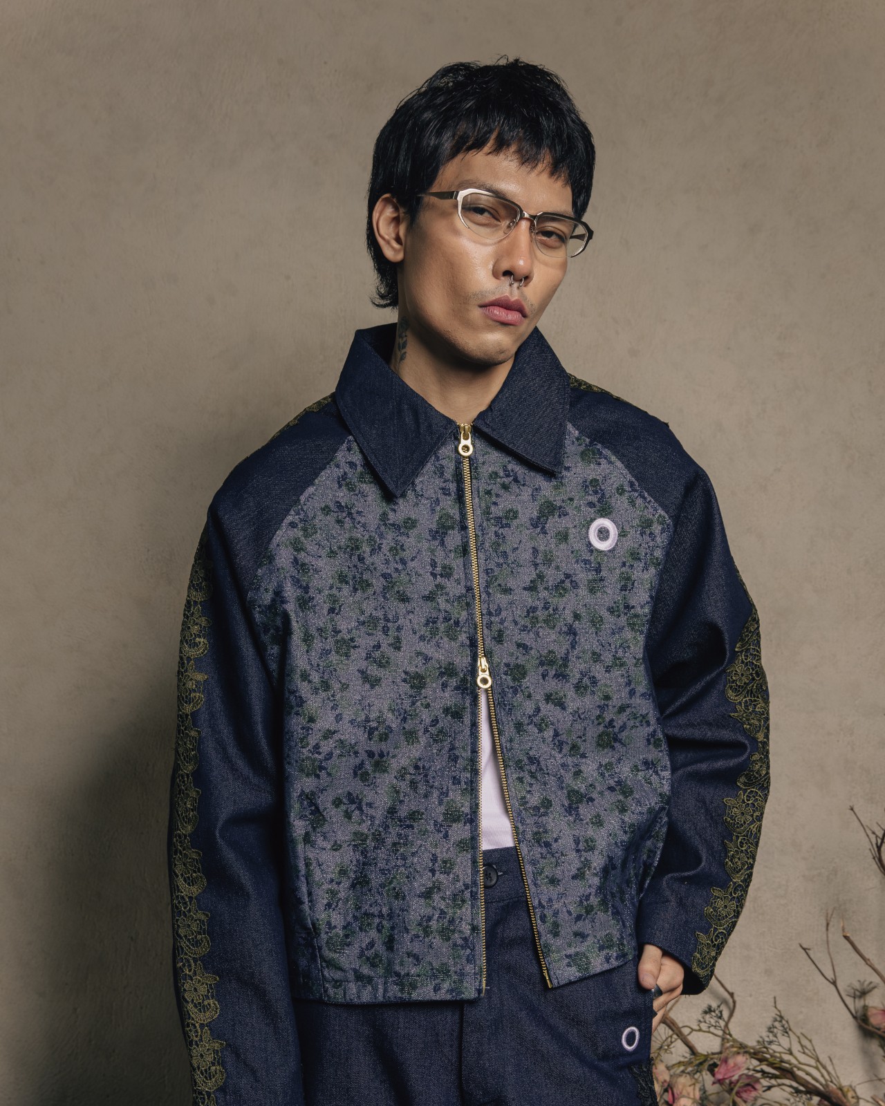 Othman - Indigo Relic Short Jacket