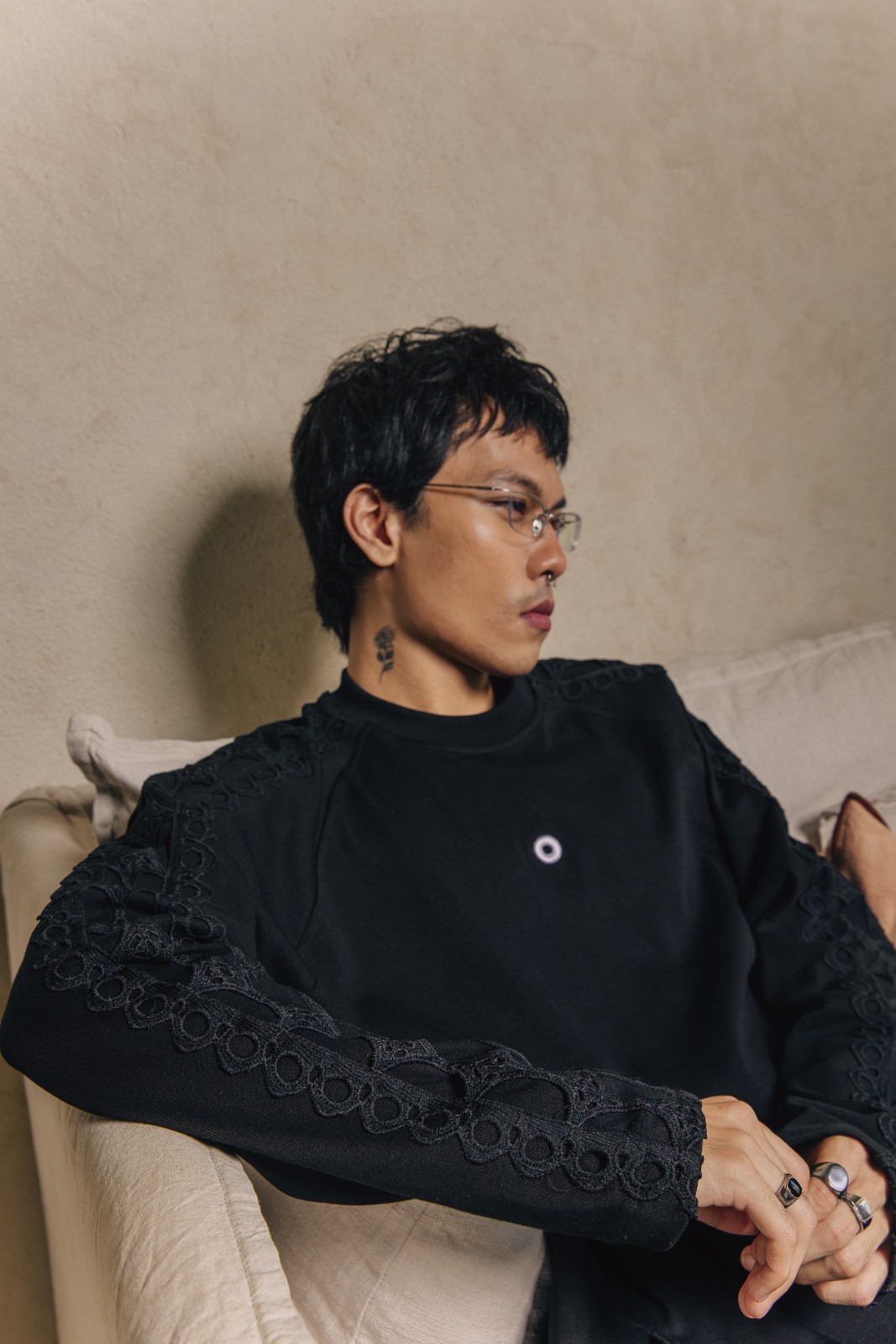 Othman - Obsidian Lace Longsleeve