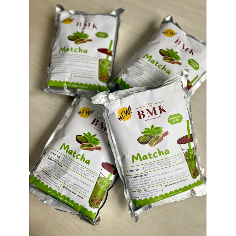 Bubuk Minuman BMK Premium Matcha Plain 1 Kg