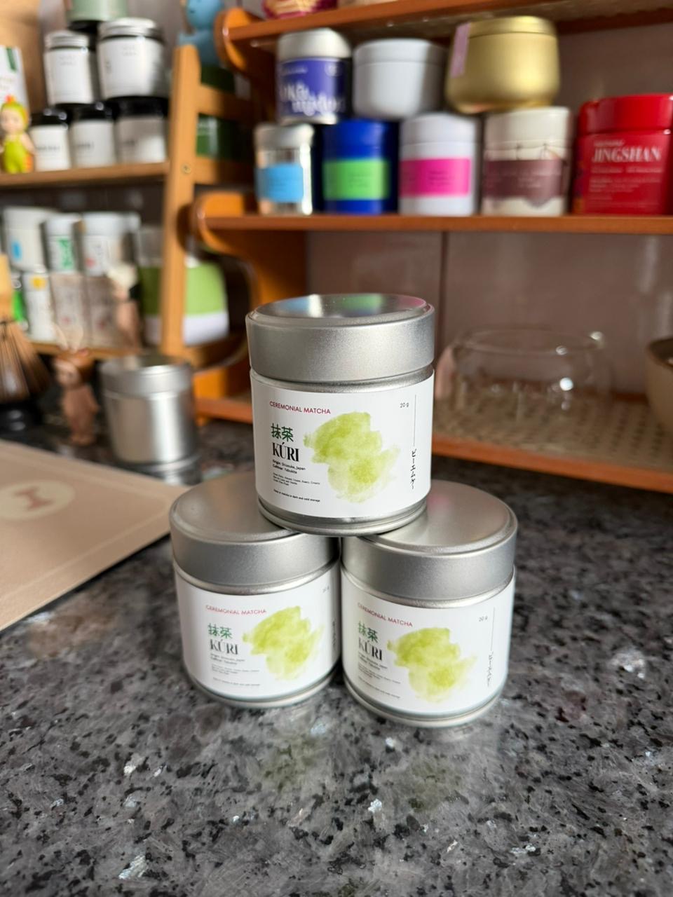 KuRi Ceremonial Matcha - Japaneese Grade Matcha - 20 Gr - Umami Premium Pure Matcha Powder