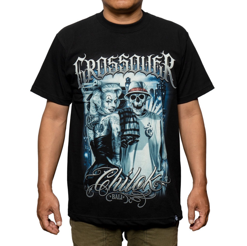 T-SHIRT CROSSOVER X CHILOK BALI 25 BLACK