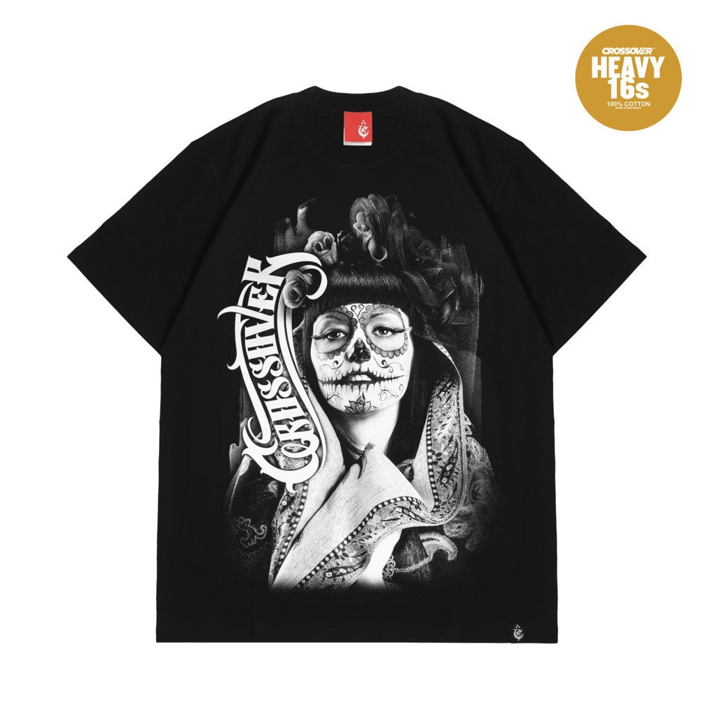 T-SHIRT CROSSOVER ARCELI BLACK