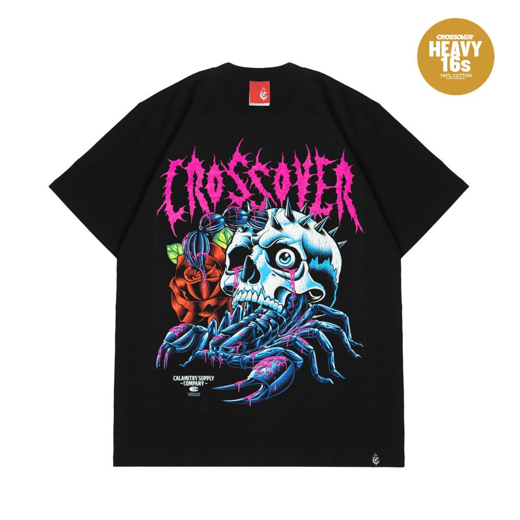 T-SHIRT CROSSOVER SCORP BLACK