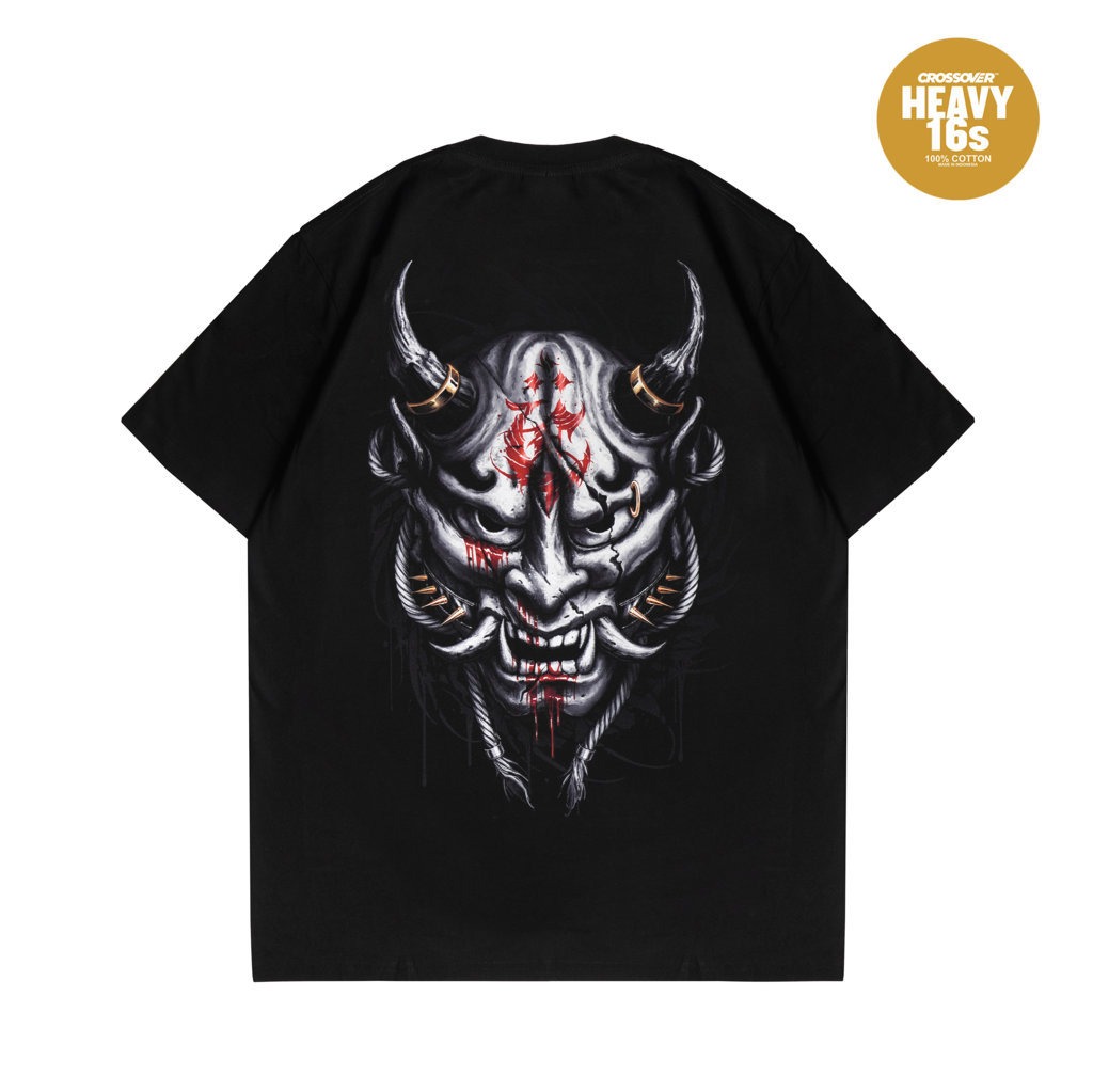 T-SHIRT CROSSOVER STONI BLACK