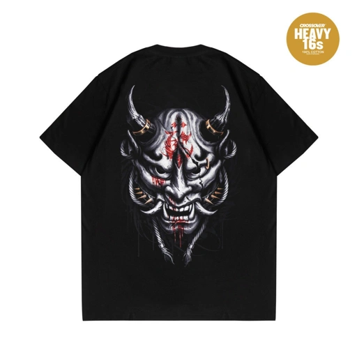 T-SHIRT CROSSOVER STONI BLACK