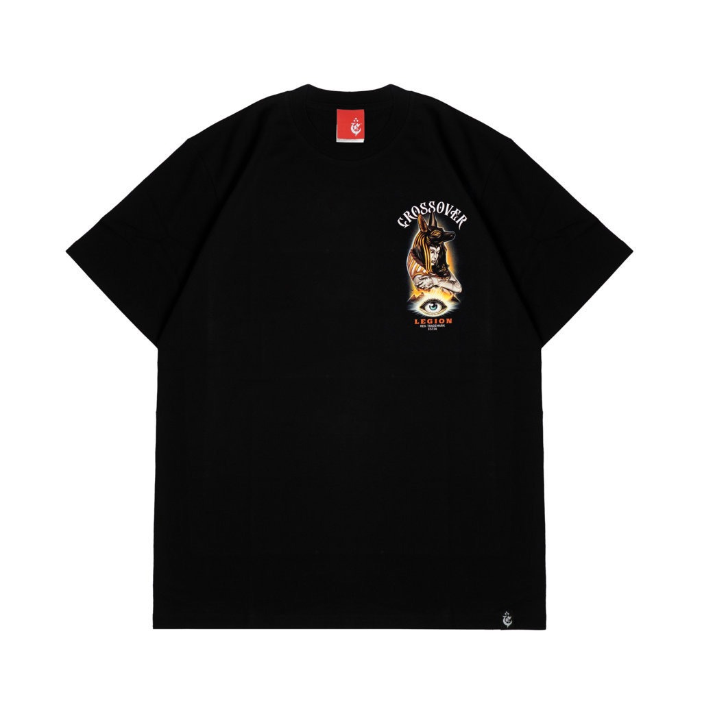 T-SHIRT CROSSOVER ANUBIS BLACK