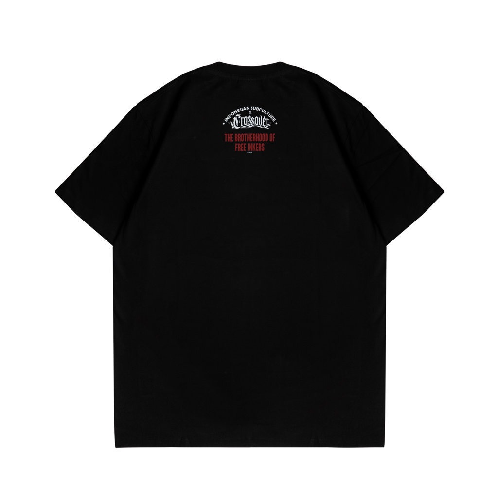 T-SHIRT CROSSOVER X ISC BLACK