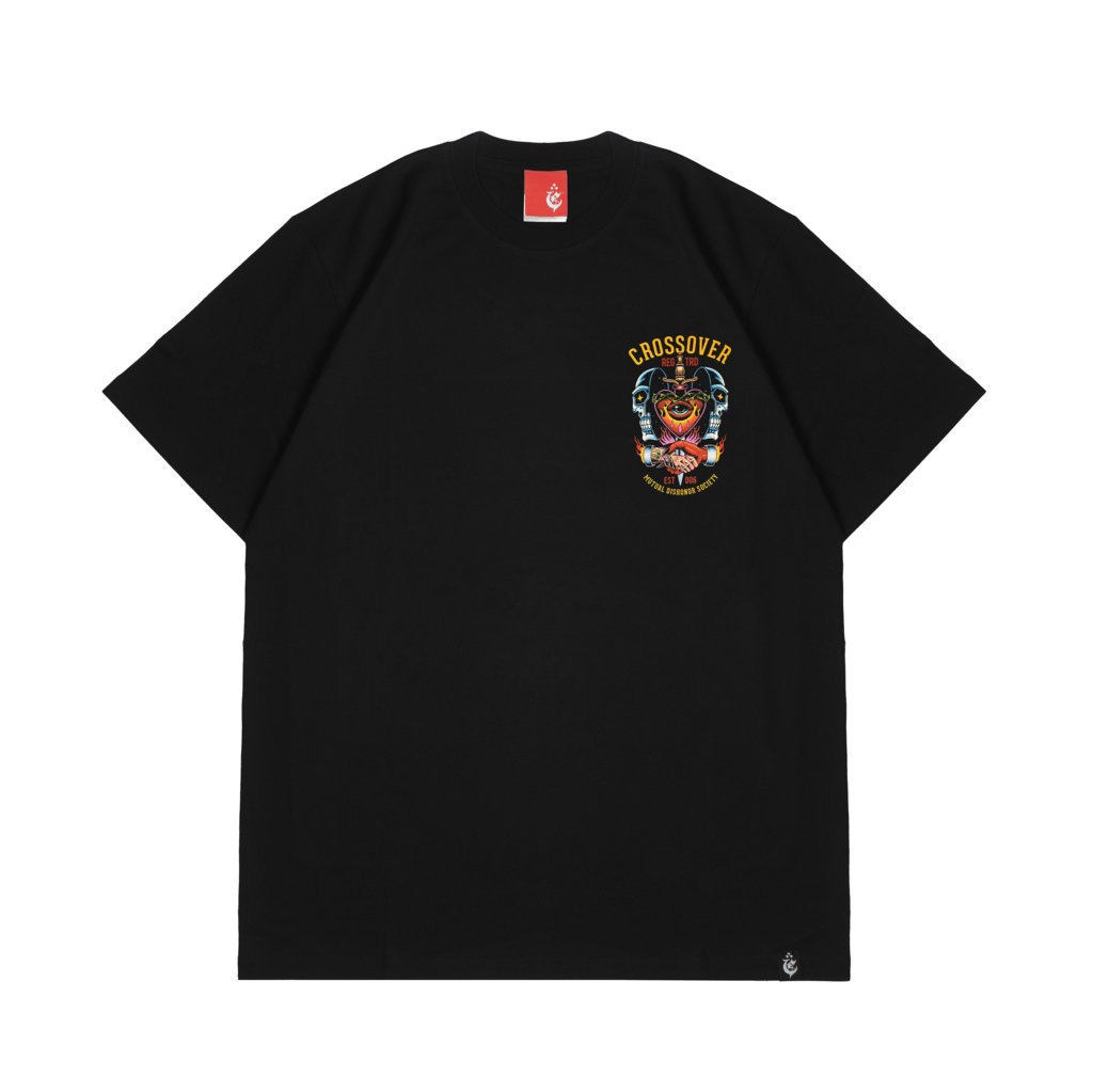 T-SHIRT CROSSOVER DISHONOR BLACK