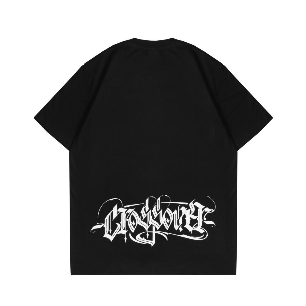 T-SHIRT CROSSOVER SPIDTATS BLACK