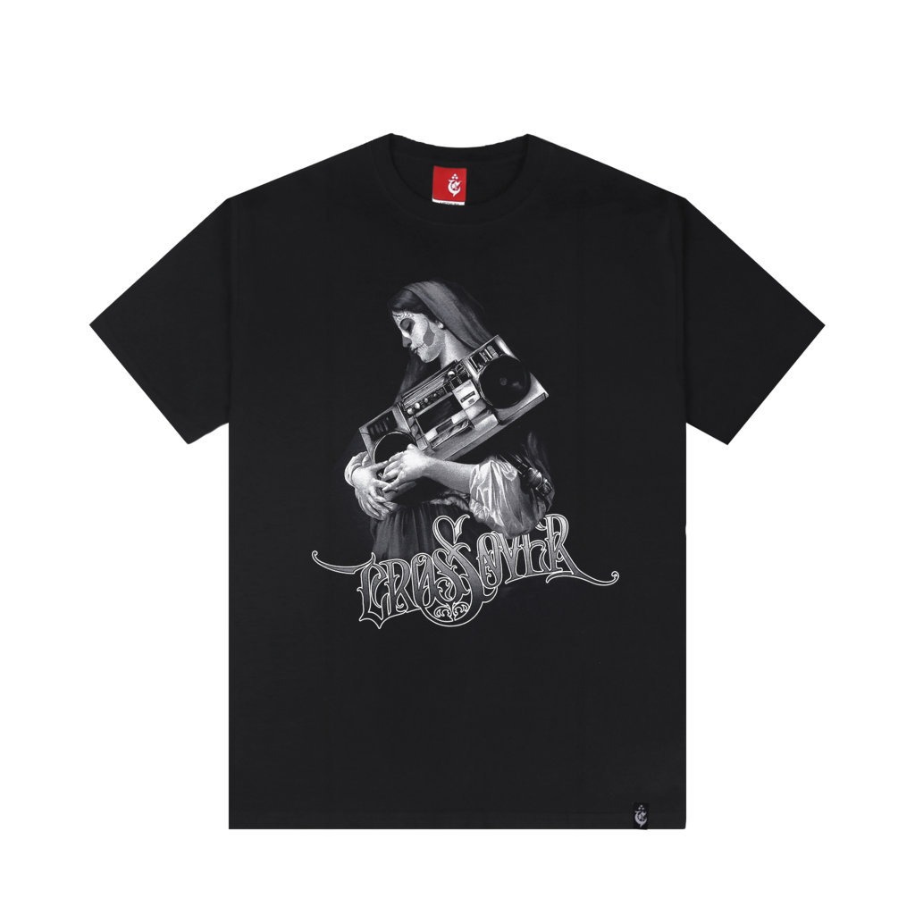 TSHIRT CROSSOVERBDG BMBXMRY BLACK