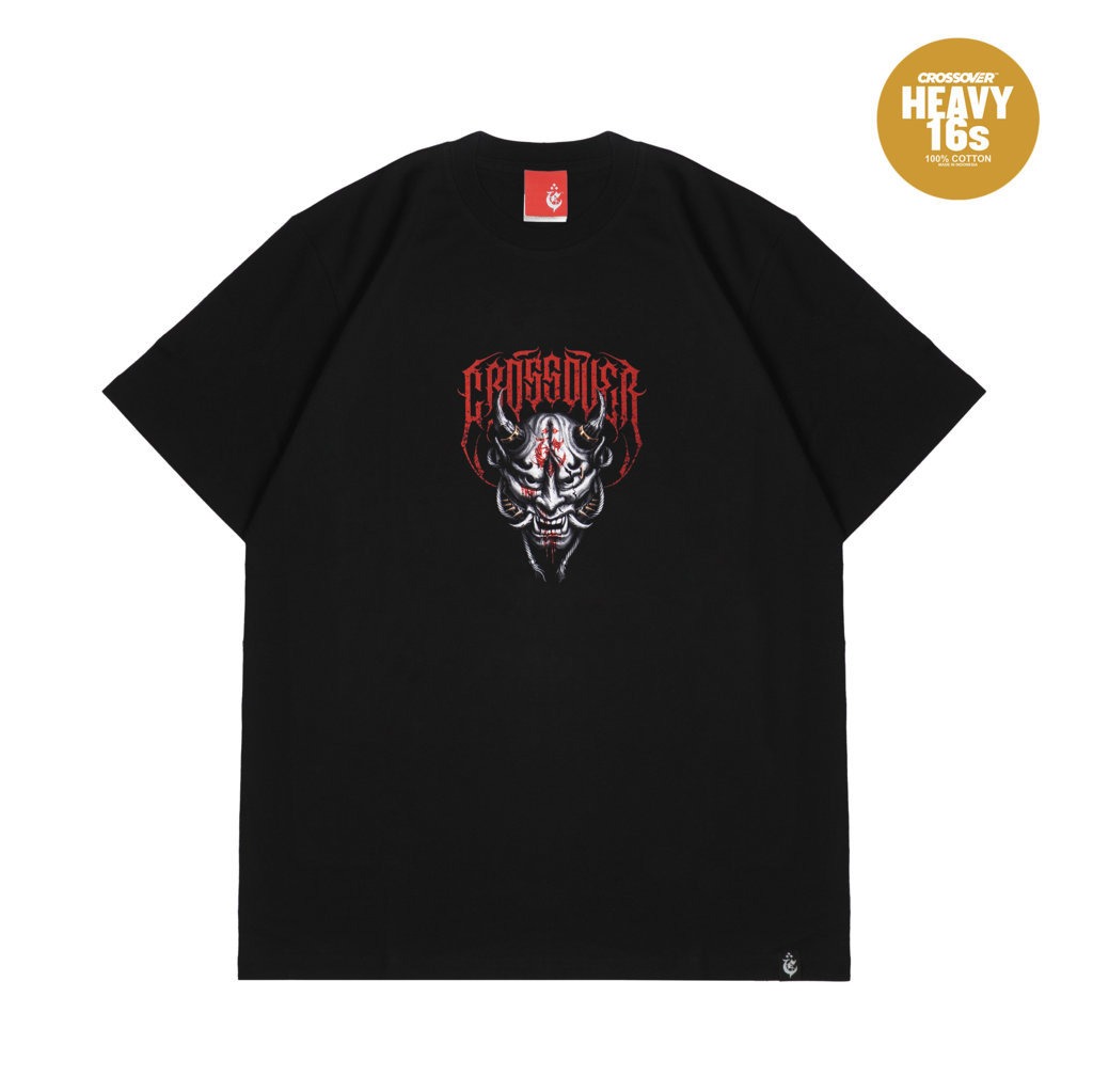 T-SHIRT CROSSOVER STONI BLACK