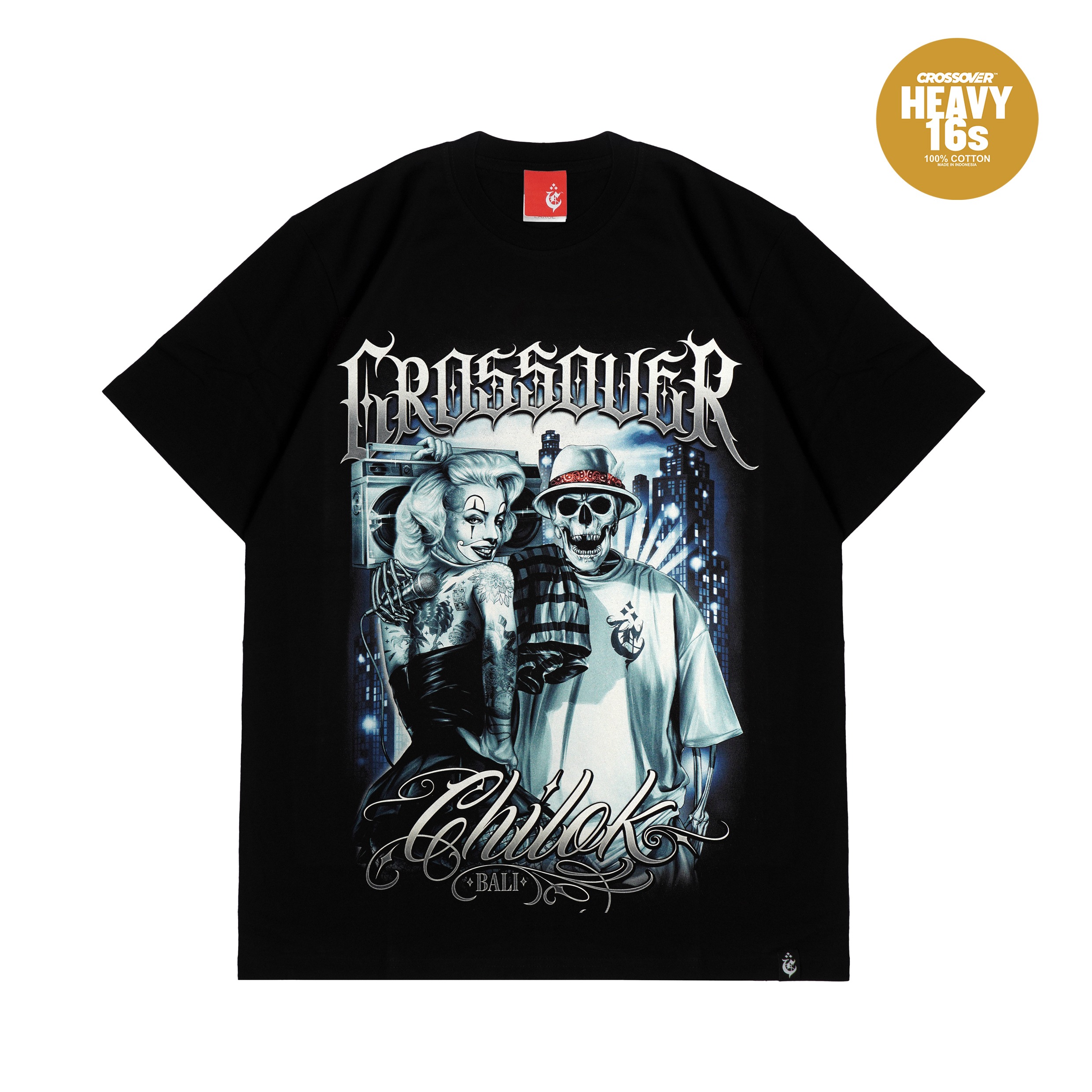 T-SHIRT CROSSOVER X CHILOK BALI 25 BLACK