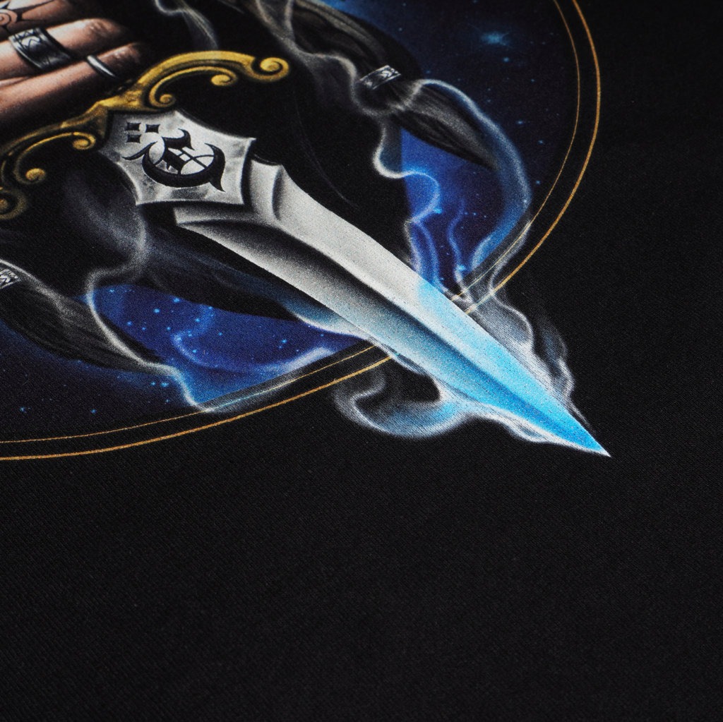 T-SHIRT CROSSOVER TIGIRL BLACK