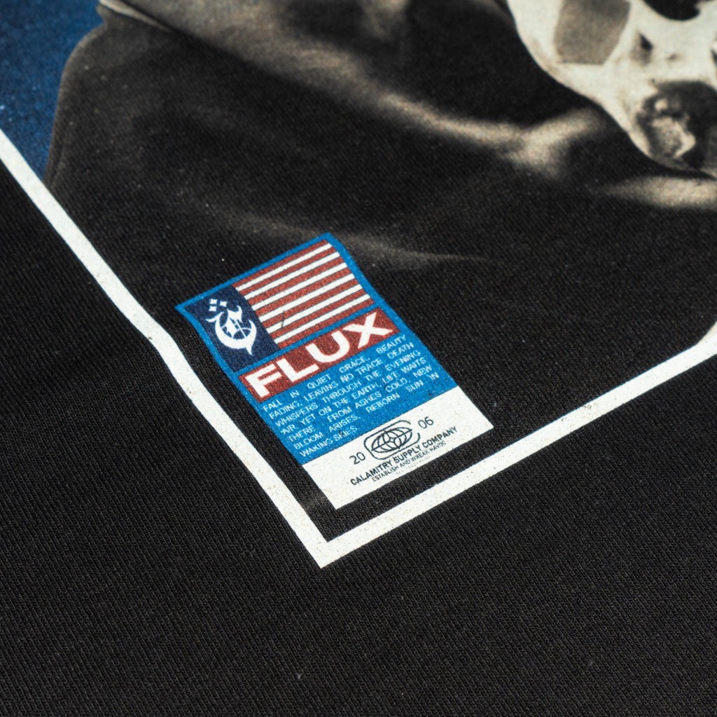 T-SHIRT CROSSOVER FLUX BLACK