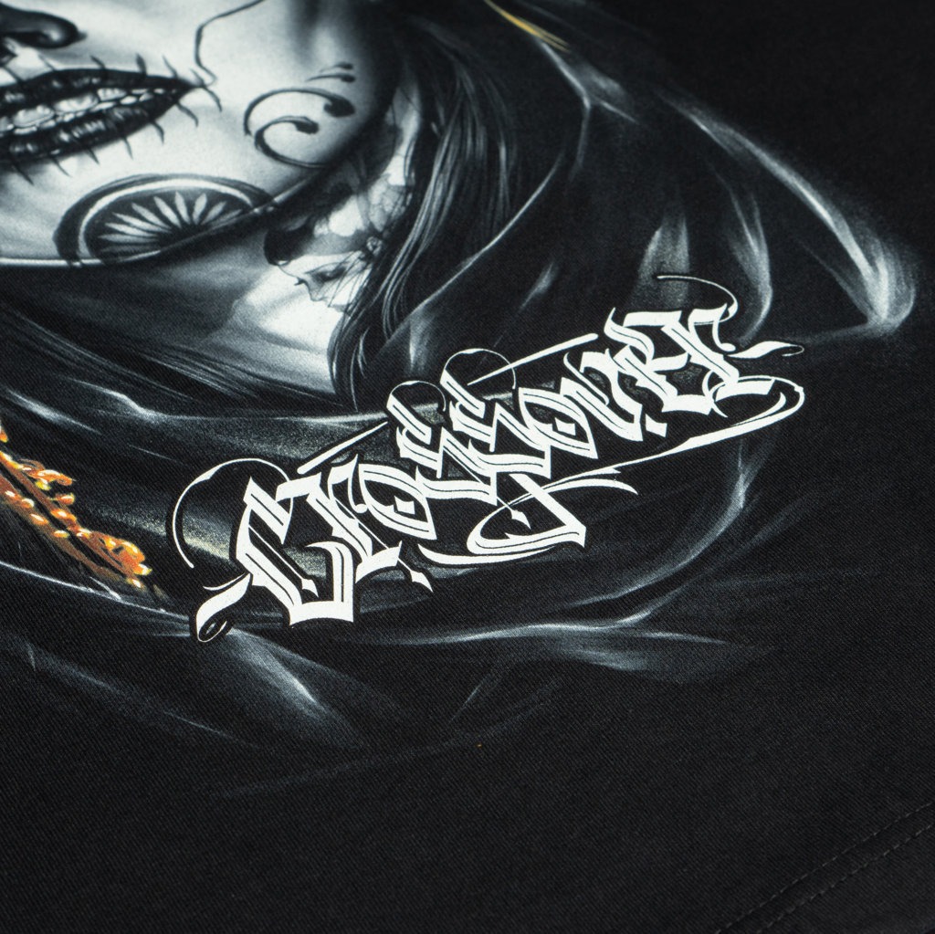 T-SHIRT CROSSOVER SPIDTATS BLACK