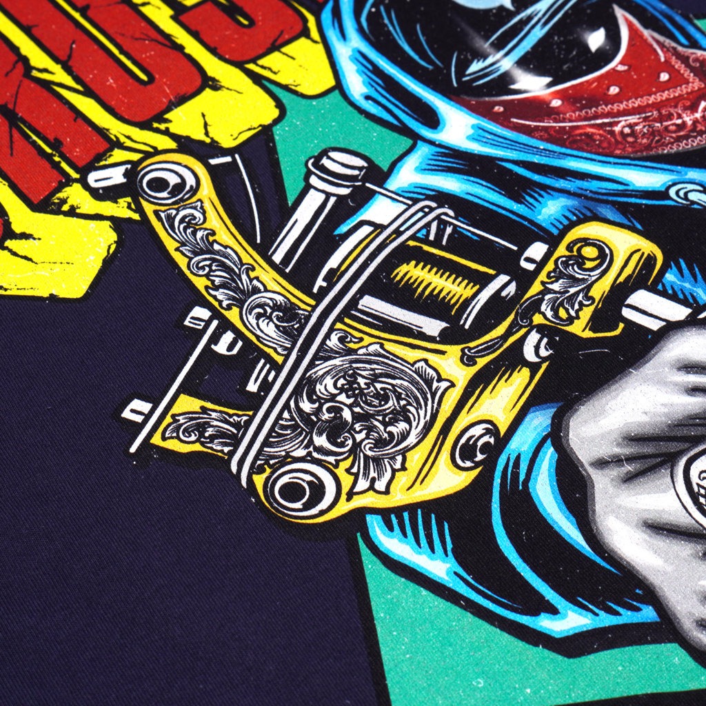T-SHIRT CROSSOVER INKFEST26 "MASCOT" NAVY