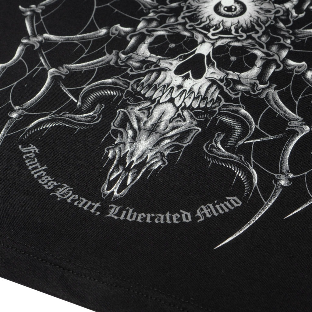 T-SHIRT CROSSOVER LIBERATED BLACK