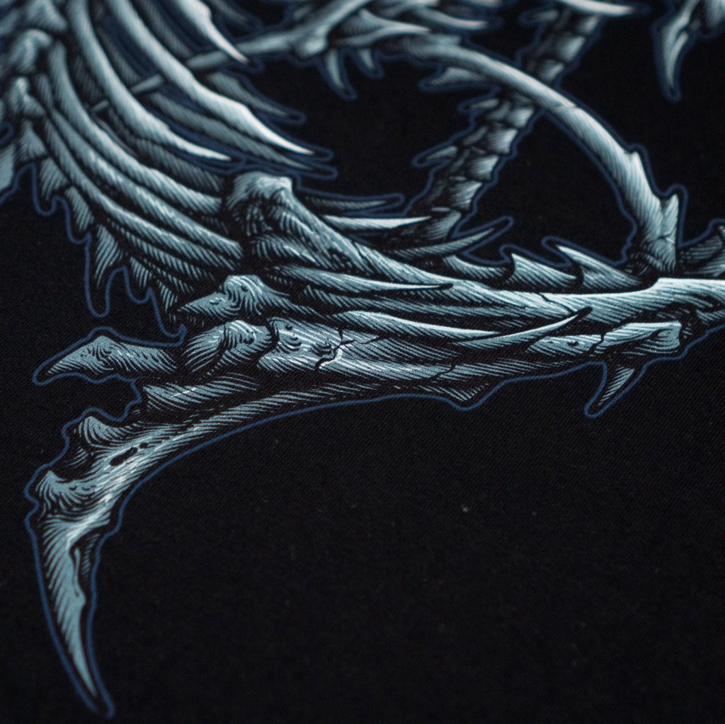 T-SHIRT CROSSOVER BACKBONE BLACK