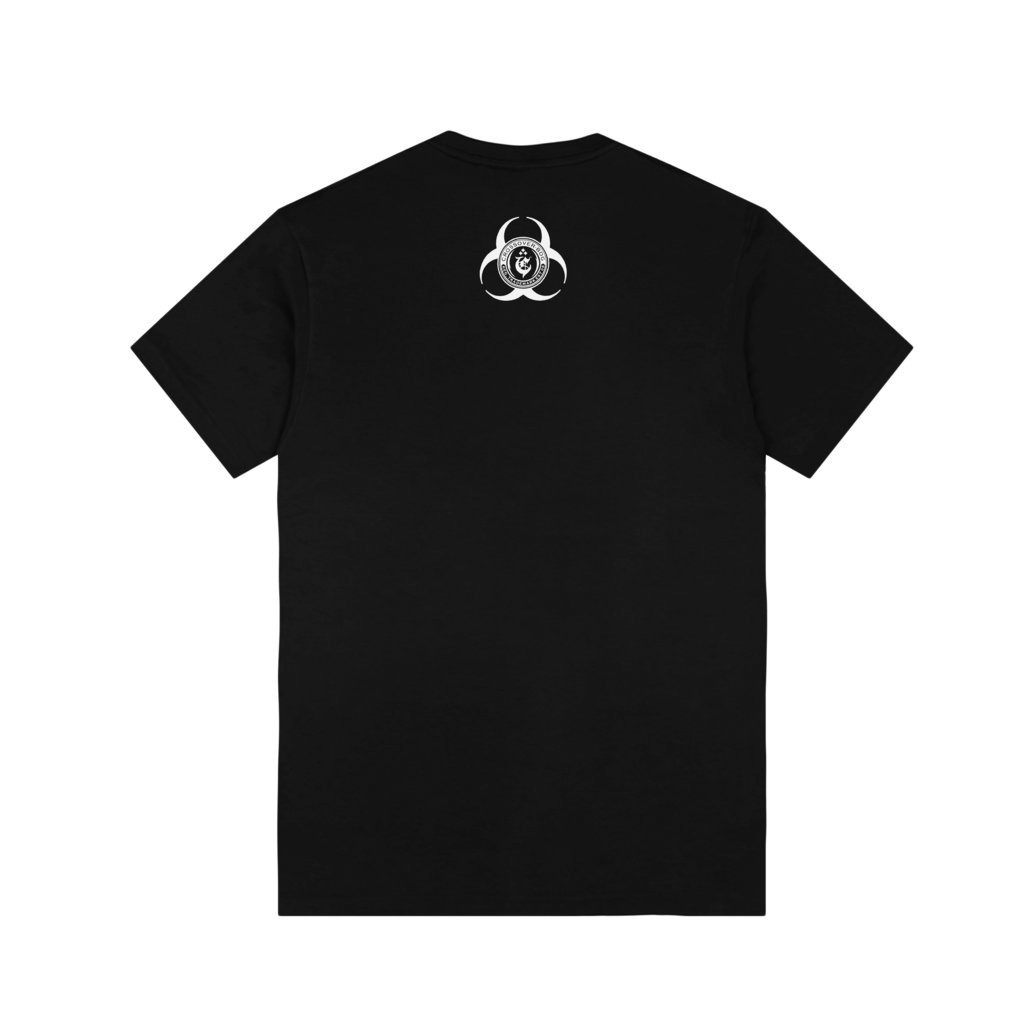 T-SHIRT CROSSOVER “BIOHAZ" BLACK