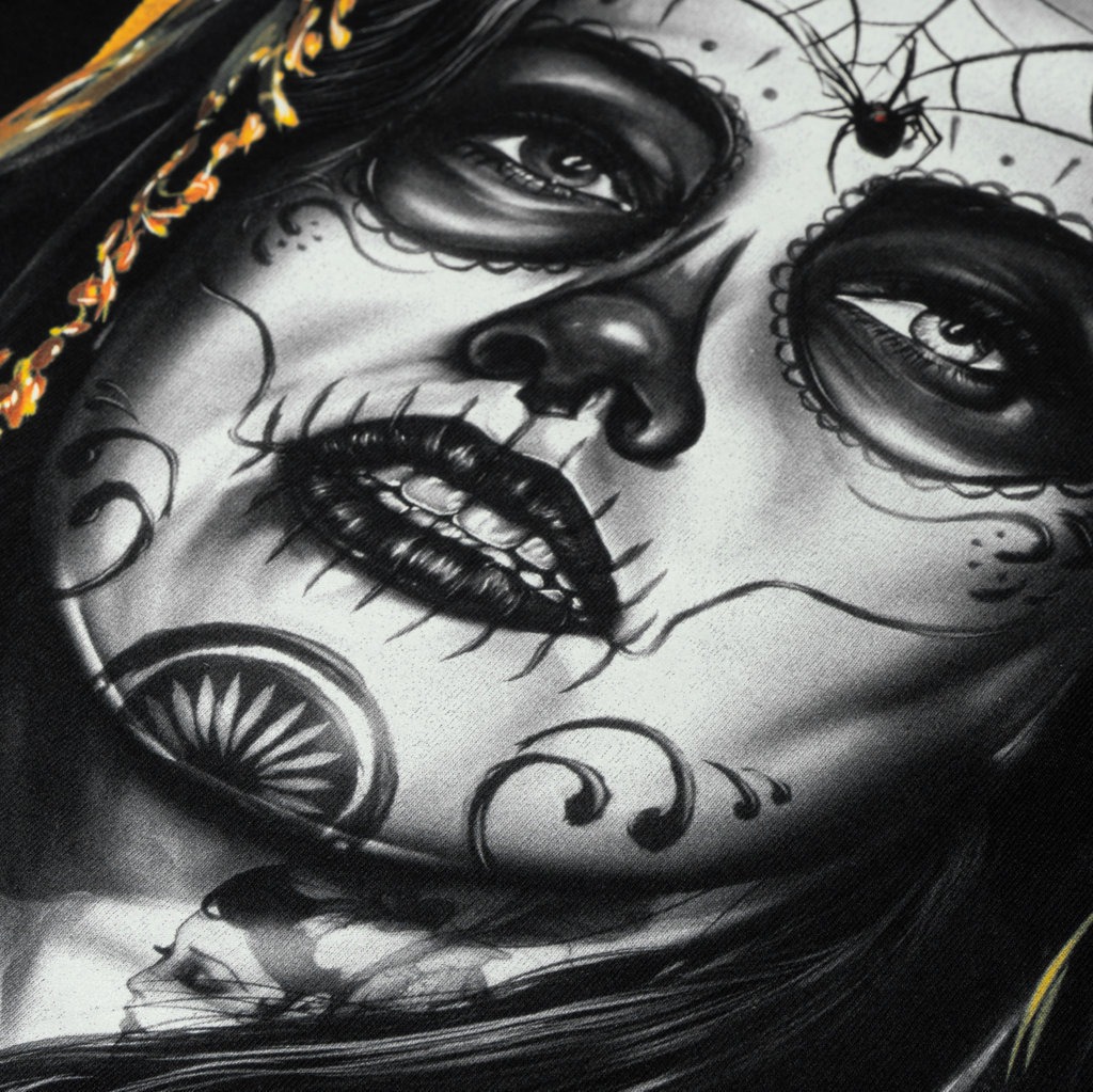 T-SHIRT CROSSOVER SPIDTATS BLACK