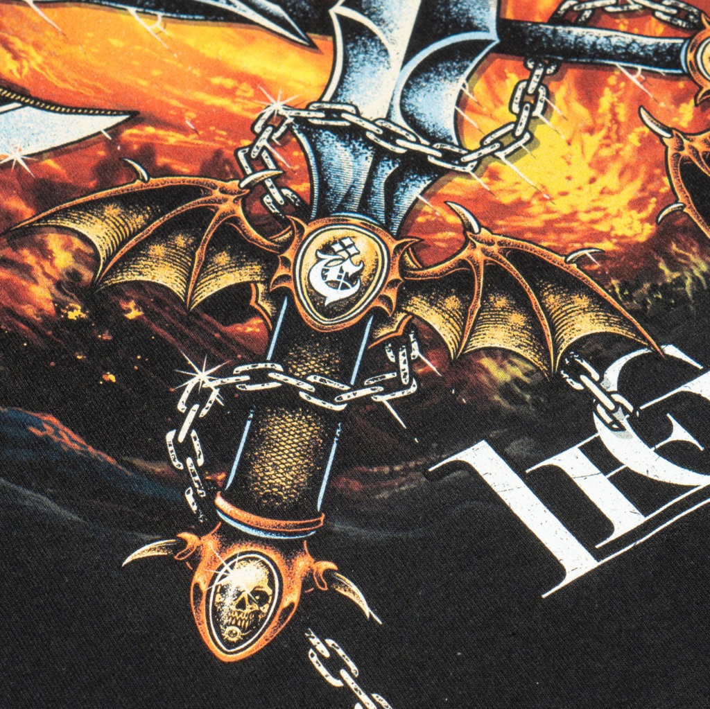 T-SHIRT CROSSOVER SWORDS BLACK