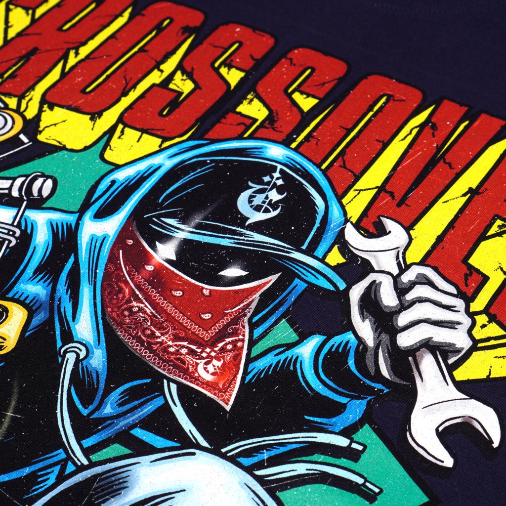 T-SHIRT CROSSOVER INKFEST26 "MASCOT" NAVY