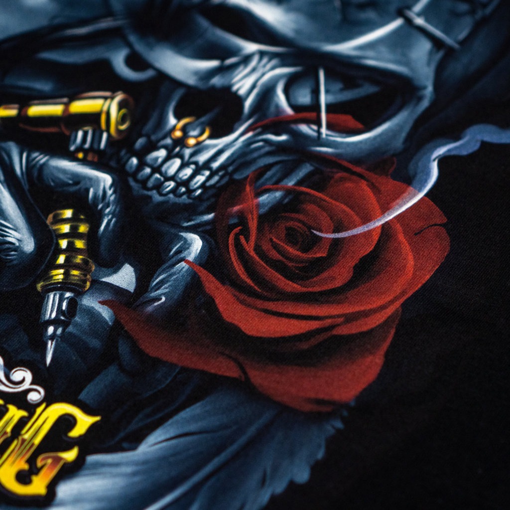 T-SHIRT CROSSOVER X PIERCING INDONESIA X EBIE SCROW BLACK