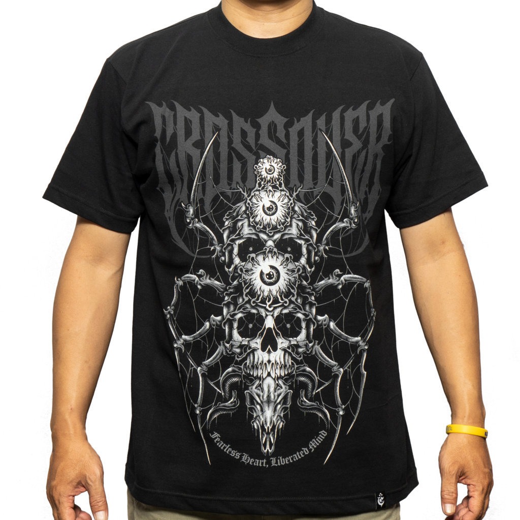 T-SHIRT CROSSOVER LIBERATED BLACK