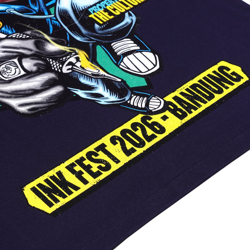 T-SHIRT CROSSOVER INKFEST26 "MASCOT" NAVY