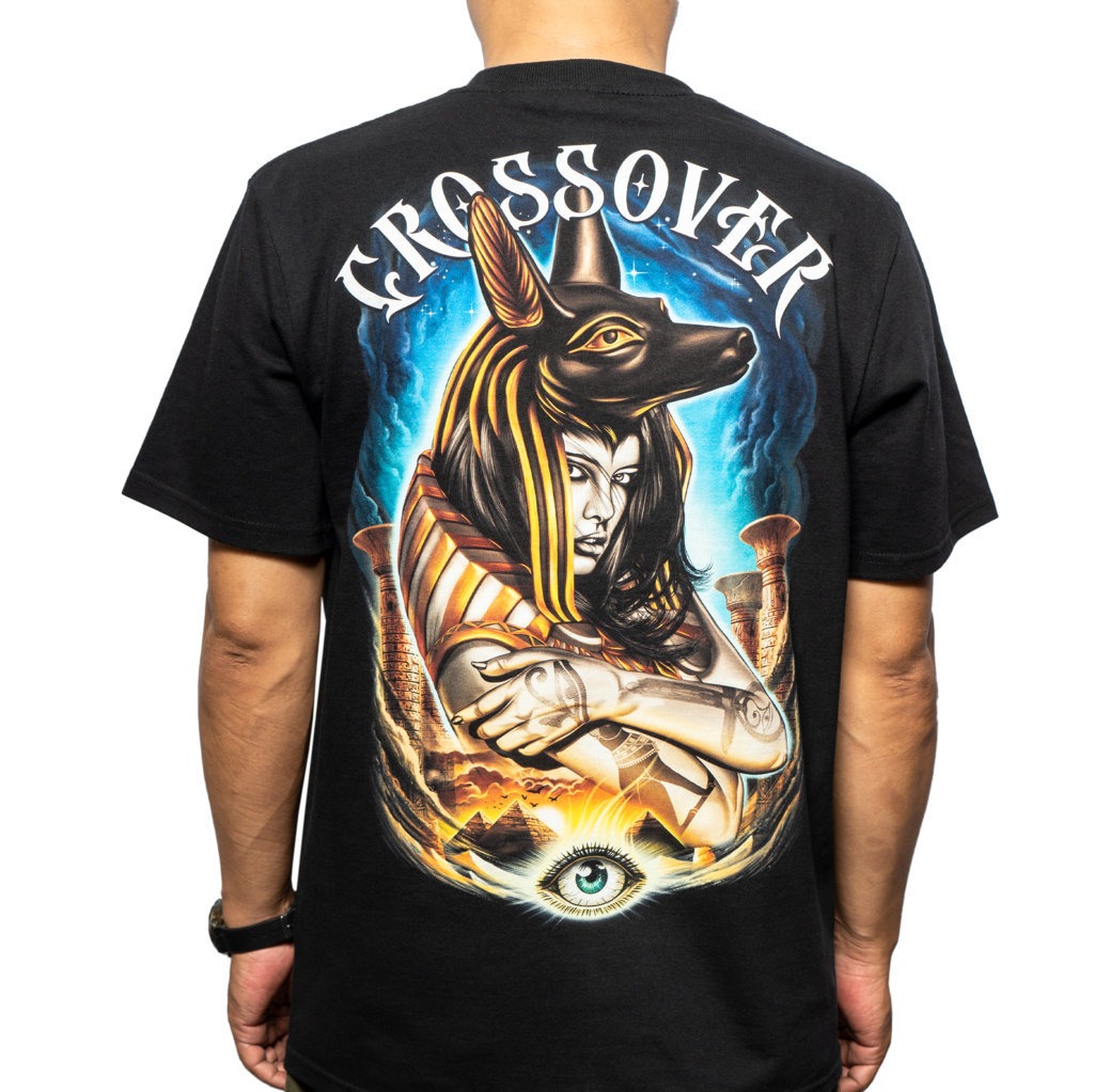 T-SHIRT CROSSOVER ANUBIS BLACK
