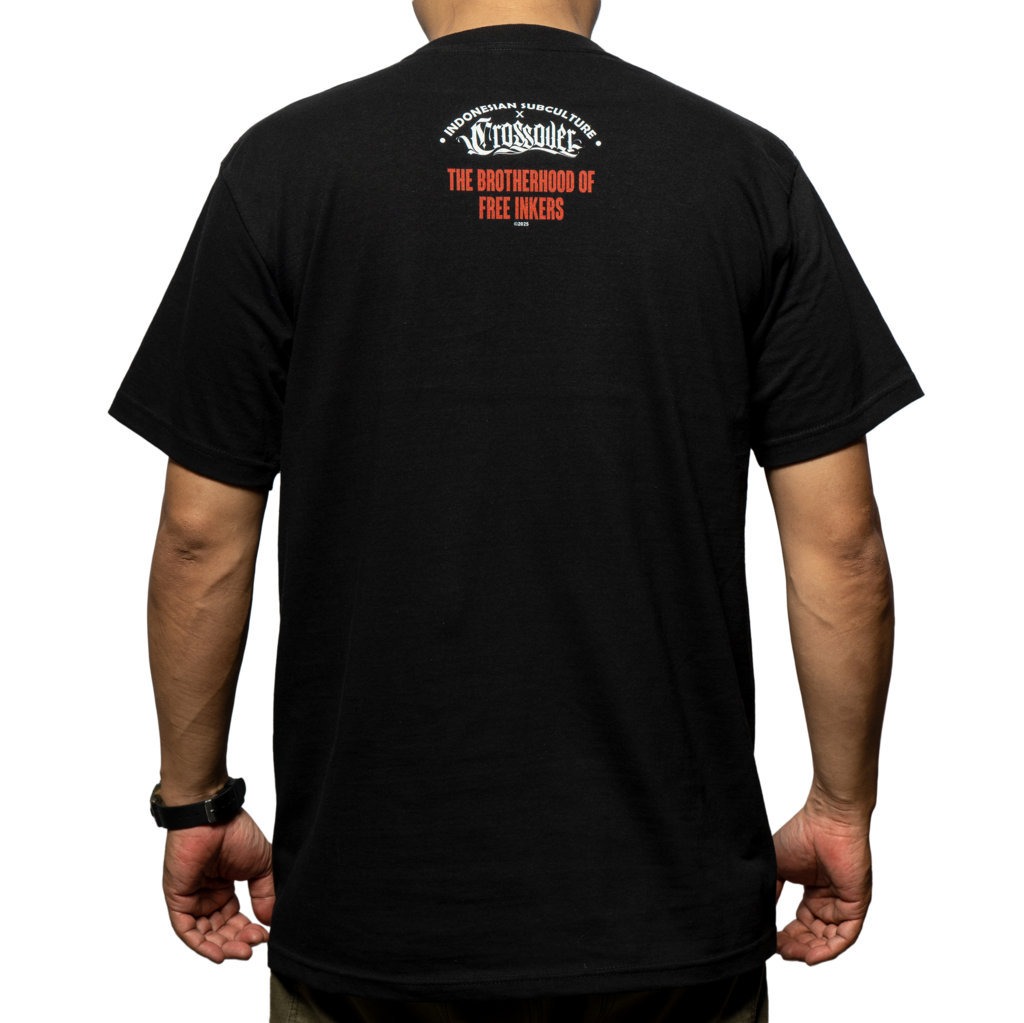 T-SHIRT CROSSOVER X ISC BLACK