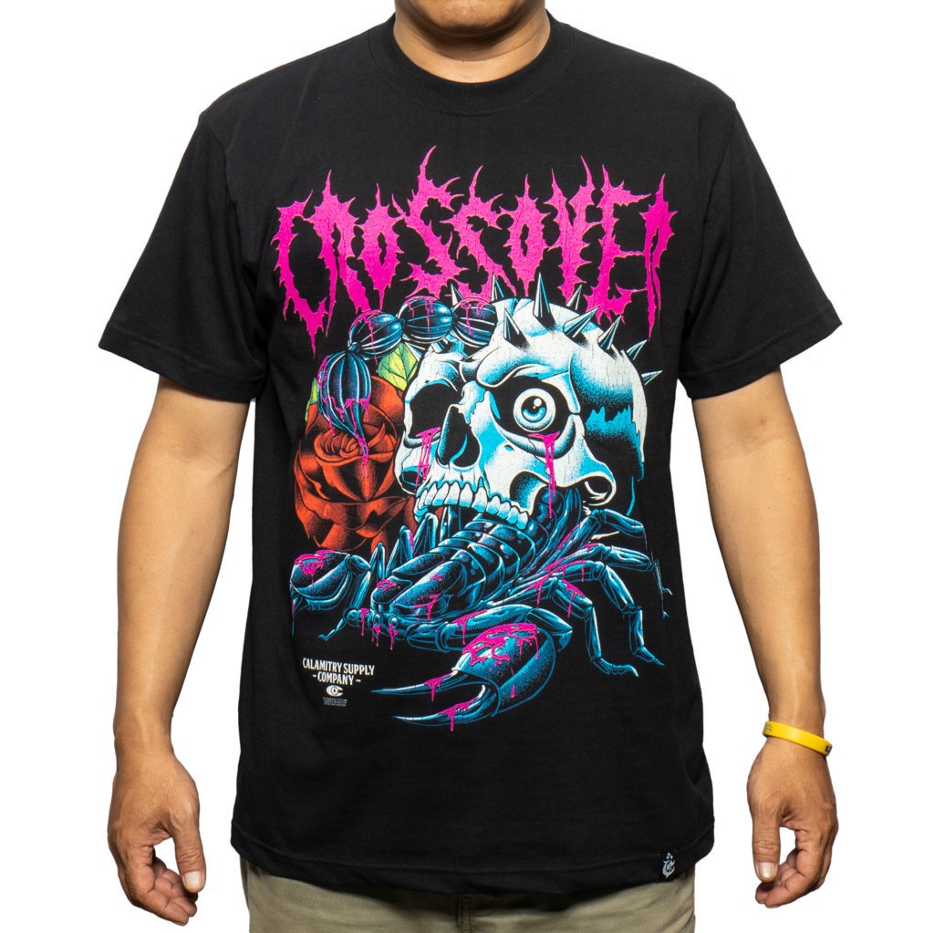 T-SHIRT CROSSOVER SCORP BLACK