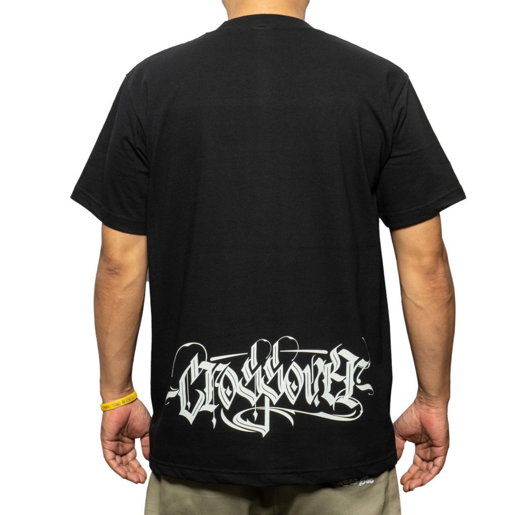 T-SHIRT CROSSOVER SPIDTATS BLACK