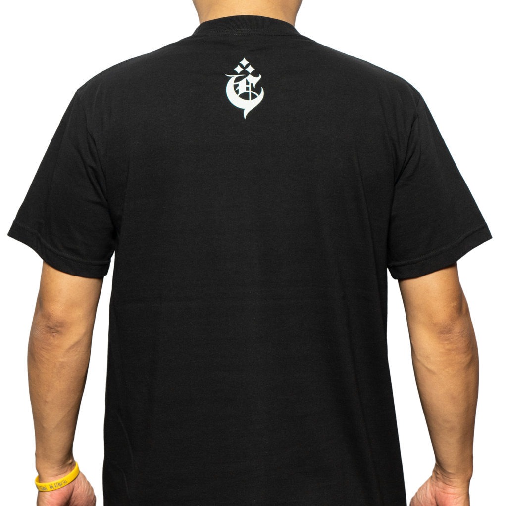 T-SHIRT CROSSOVER SWORDS BLACK