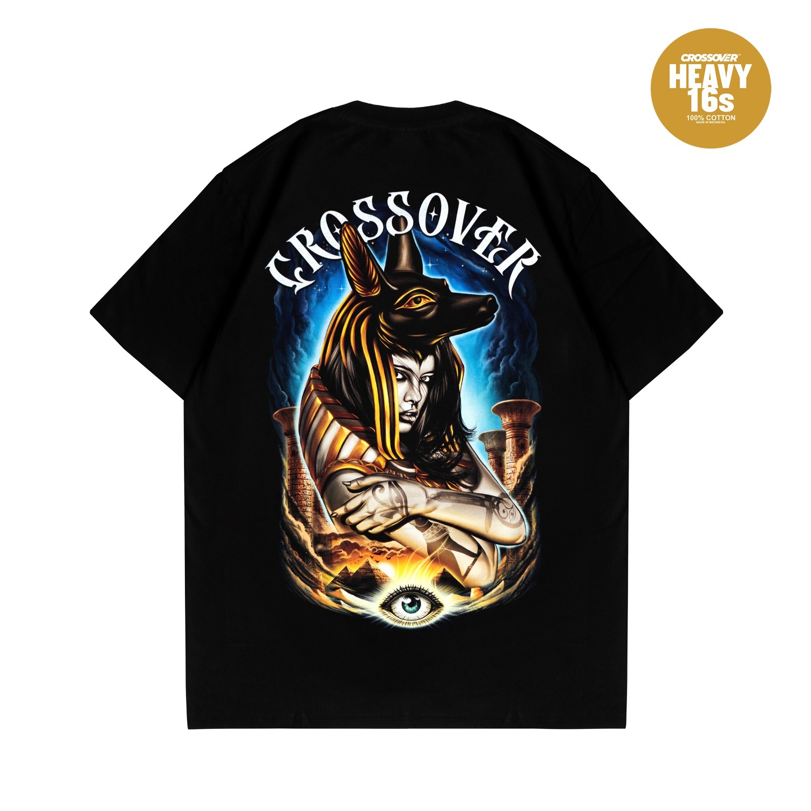 T-SHIRT CROSSOVER ANUBIS BLACK